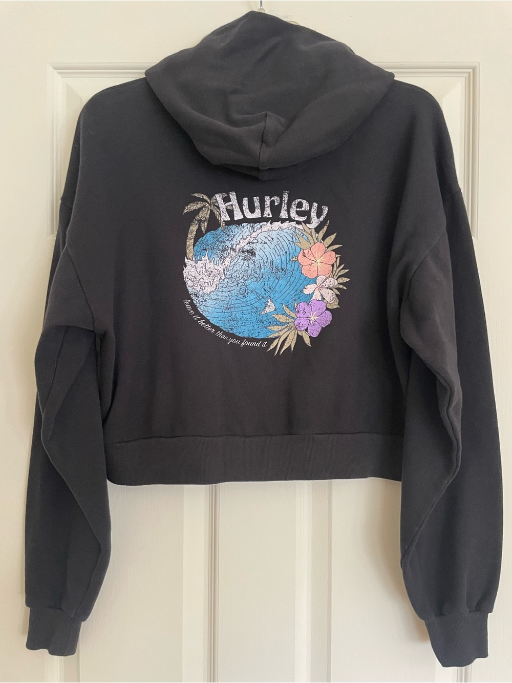 Hurley Hawaiian Wave Graphic Zip Hoodie